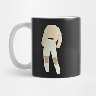 Patchwork pants and crewneck Mug